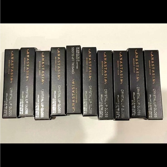 10x Anastasia Beverly Hills Crystal Lip Gloss Deluxe 3.1ml Each BNIB Clear